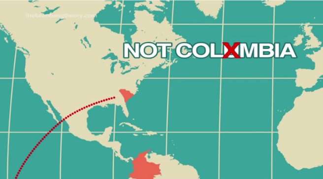 At least it acknowledges it's Colombia, not Columbia