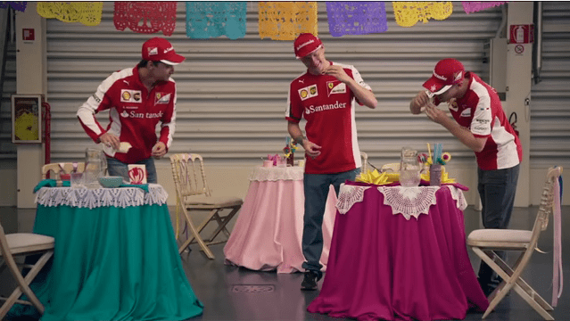 Ferrari drivers get their taco fix