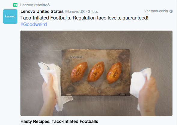 'No laptops were hurt in the making of this commercial'