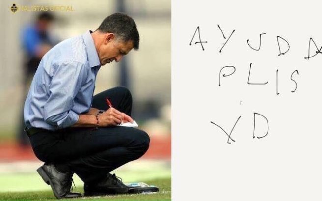 Send help, please: Javier Aguirre